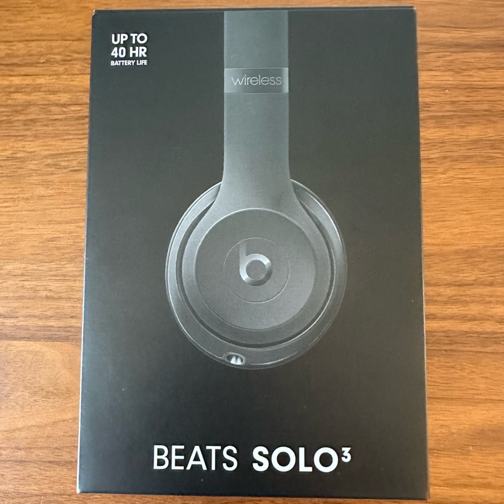 Beats Solo 3. Brand new in box. Box only opened to take picture.